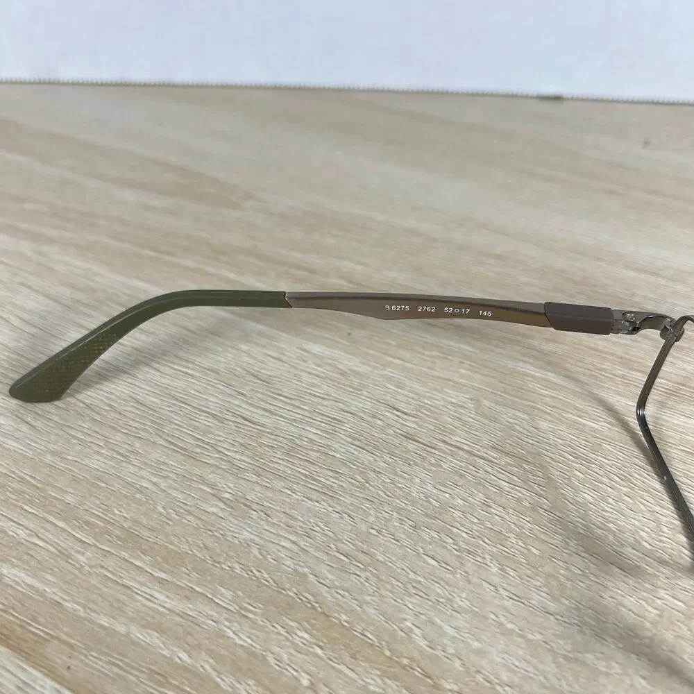 Ray-Ban RB6275 2762 Eyeglasses Gunmetal Light Brown Green 52-17-145